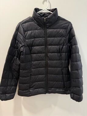 Eddie Bauer Black Packable Down Jacket - Women's